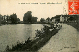 Gurgy * Route Sur Les Bords De L'yonne * Entrée Du Canal - Gurgy