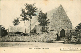 St Alban * Rue Et Vue Sur L'église Du Village - Sonstige & Ohne Zuordnung