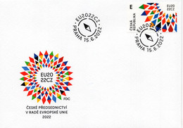 Czech Republic - 2022 - Czech Presidency Of The EU Council - FDC (first Day Cover) - FDC
