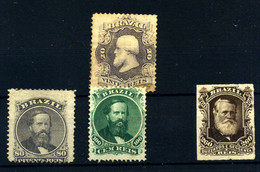 Brasil Nº 26/7, 43, 24a. Año 1866/78 - Unused Stamps