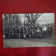 CARTE PHOTO CHASSE CHASSEURS LIEU A IDENTIFIER - Jacht