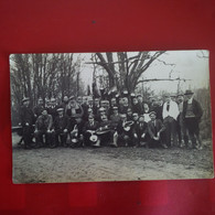 CARTE PHOTO CHASSE CHASSEURS LIEU A IDENTIFIER - Chasse