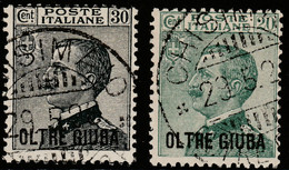 Oltre Giuba -1925 - N.16 - 17 ( Due Valori Obliterati ) - Oltre Giuba