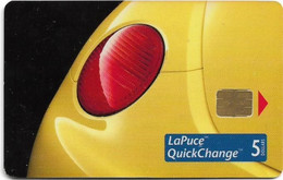 Canada - Bell (Chip) - VW Beetle Backlight, 03.1998, 5$, 38.500ex, Used - Canada