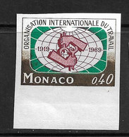 Monaco Essai Non Dentelé N°806**, Centenaire De L'O.I.T. - Variétés