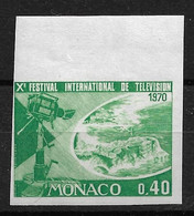 Monaco Essai Non Dentelé N°807**, Centenaire De L'O.I.T. - Errors And Oddities