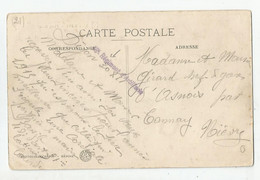 Marcophilie Cachet 48 E Regiment D'artillerie Dijon 1917 Pour Nièvre 58 - WW I