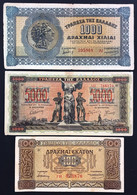 Grecia  Greece 100+1000 Drachmai 1941 + 5000 1942 Lotto 3948 - Greece