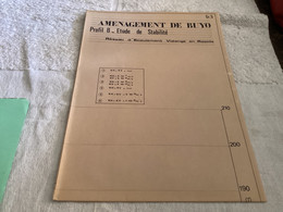 Plan  Dessin Barrage Buyo Hydrogène électrique République De Cote D Ivoire Barrage En Terre - Arbeitsbeschaffung