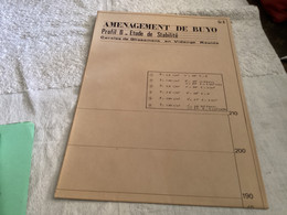 Plan  Dessin Barrage Buyo Hydrogène électrique République De Cote D Ivoire Barrage En Terre - Public Works