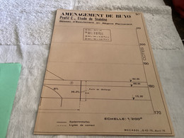 Plan  Dessin Barrage Buyo Hydrogène électrique République De Cote D Ivoire Barrage Résous D’écoulement En Régime Permane - Arbeitsbeschaffung