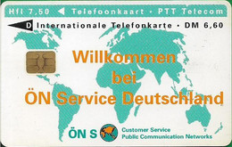 Netherlands/Germany (Cooperation) - CXD 647 - Siemens Willkommen Bei ÖN Service Deutschland, 7.5ƒ, Used - Privé