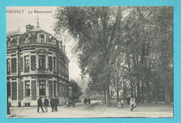 * Hasselt (Limburg) * Le Boulevard, Animée, Attelage, Chien, Enfants, Parc, Park, Unique, Old, Rare - Hasselt