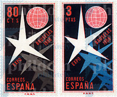 84399 MNH ESPAÑA 1958 EXPOSICION UNIVERSAL DE BRUSELAS - 1951-60 Nuovi