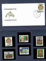 Turkmenistan 1992 SPECIMEN -- FDC -- Cultura ** MNH - Turkmenistán