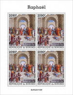 Burundi 2022, Art, Raphael IV, 4val In BF - Unused Stamps
