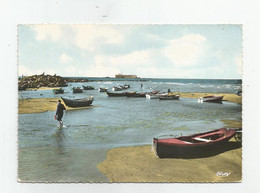 34 Cap D'agde La Plage Le Fort De Brescou 1964 Barques - Agde