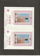 E 123/124 Op Luxeblad Oblit/gestp - Commemorative Labels