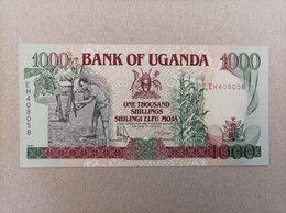 Billete De Uganda De 1000 Schilings, Año 1991, UNC - Uganda
