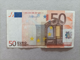 50 EURO FINNLAND (L) R051A1 First Position, DRAGHI, Very Scarce - 50 Euro