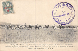 PIE-22-TBB4 : 5193 : CACHET FRANCHISE MILITAIRE SECTEUR DE MARTIMPREY BENI-SNASSEN. OUDJA MAROC - Cartas & Documentos