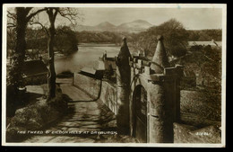 The Tweed & Eildon Hills At Dryburgh Valentine - Berwickshire