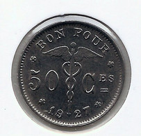 ALBERT I * 50 Cent 1927 Frans * Prachtig * Nr 2332 - 50 Cents