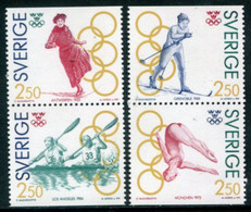 SWEDEN 1991 Olympic Medal Winners I MNH / **.   Michel 1674-77 - Nuovi