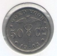 ALBERT I * 50 Cent 1933 Vlaams * Prachtig * Nr 5546 - 50 Cents