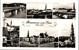 34199 - Oberösterreich - Braunau Am Inn , Mehrbildkarte - Nicht Gelaufen 1957 - Braunau