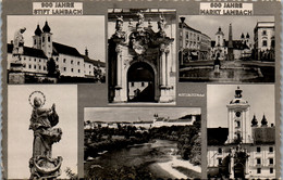 34311 - Oberösterreich - Lambach , Stift , Markt , Mehrbildkarte - Gelaufen 1956 - Lambach