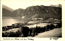 34381 - Oberösterreich - Unterach Am Attersee Mit Dem Schafberg - Gelaufen 1952 - Attersee-Orte
