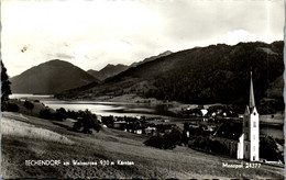 34562 - Kärnten - Techendorf Am Weissensee , Panorama - Gelaufen 1959 - Weissensee