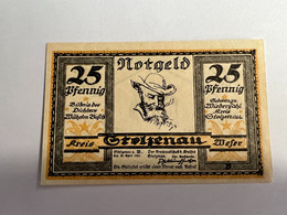 Allemagne Notgel Stolzenau 25 Pfennig - Collezioni