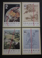 1984 THE CENTENARY OF THE GREENWICH MERIDIAN P.H.Q. CARDS UNUSED, ISSUE No. 77 #00448 - Carte PHQ