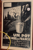 1920's CPA Ak Publicité Pub Rucher Miel Syndicat National Apiculteurs - Werbepostkarten