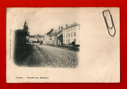 Fosses La Ville : CP De 1900 , Marché Aux Bestiaux - Fosses-la-Ville