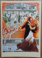 Carte Postale - La Divorcée Joyeuse (The Gay Divorcee - 1934) (film Cinéma Affiche) Ginger Rogers - Fred Astaire - Affiches Sur Carte