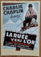 Carte Postale - La Ruée Vers L'Or (The Gold Rush - 1925) (film Cinéma Affiche) Charlie Chaplin - Affiches Sur Carte