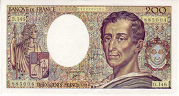 (Billets). France. 200 Fr Montesquieu 1992. D.146. A UNC - 200 F 1981-1994 ''Montesquieu''