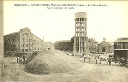 76 LE HAVRE GRAVILLE DESMARAIS FRERES COUR INTERIEURE DE L USINE DES HUILERIES ET SAVONNERIES MODERNES - Graville