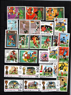 7654 Lot De TIMBRES  FOOTBALL  FOOT Divers Coupe Du  Monde - Autres & Non Classés