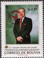 Bolivia 2018 **  CEFIBOL 2410 (1994 #1509) Ex-President. Mr. Gonzalo Sanchez De Lozada - Bolivie
