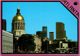 Georgia Atlanta Skyline Showing State Capitol Building - Atlanta