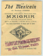 BEAUTE - PETIT FASCICULE  - Le THE MEXICAIN - INFAIBLE Pour MAIGRIR- (11 X 12 Cm) - PEU COURANT - Non Classés