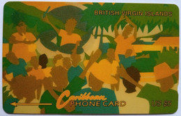BVI Cable And Wireless US$5 17CBVA " Carnival 1/3 " - Virgin Islands