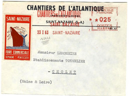 62599 - CHANTIERS DE  L ATLANTIQUE Avec  Vignette - 1961-....