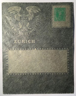 Privatganzsache: AMERICAN MACHINERY IMPORT ZÜRICH 1907 Tellknabe Umschlag (Eagle USA Engineering Industry Schweiz - Postwaardestukken