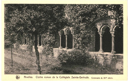 CPA Carte Postale Belgique Nivelles Cloître Roman De La Collégiale  Sainte Gertrude   Colonnade  VM51053 - Nijvel