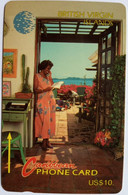 BVI Cable And Wireless US$10 9CBVB  " Woman On Phone " - Isole Vergini